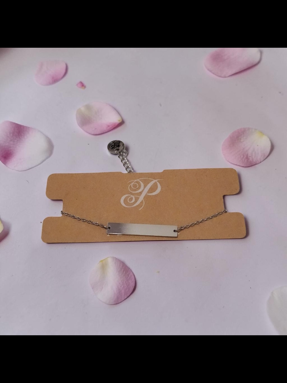 Plunder Silver Nameplate Bracelet